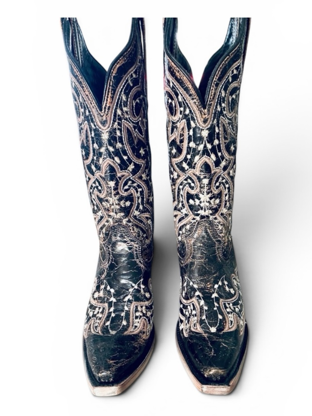 JB Dillon leather cowboy boots sz 6.5